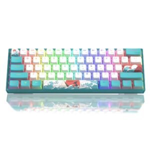 Womier WK61 V2 60% Hot-Swappable RGB Mechanical Wired Gaming Keyboard (4 Colors) - Image 4