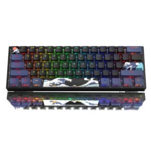 Womier WK61 V2 60% Hot-Swappable RGB Mechanical Wired Gaming Keyboard (4 Colors) - Image 2