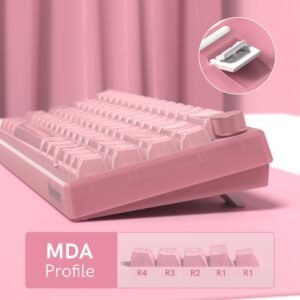 Womier VK66 Pro VIA Support 66-Key Gasket Mechanical Keyboard with Knob - Image 7