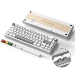 Womier SK65 65% Gasket Mounted Wireless Aluminum Keyboard with Knob (4 Colors) - Image 2