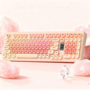 Womier WK98 98% Mechanical Gaming Keyboard With Multimedia Screen - Image 2