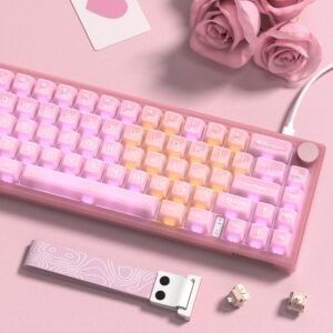 Womier VK66 Pro VIA Support 66-Key Gasket Mechanical Keyboard with Knob - Image 5