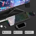 Womier Q75 75% VIA Support Gasket Mounted Wireless Keyboard with Knob - Image 8