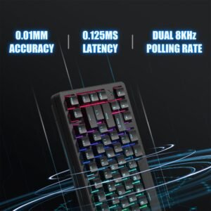 Womier SK75 TMR Wireless Magnetic Switch Aluminum Keyboard - Image 3