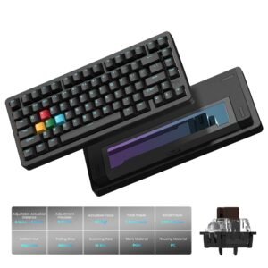 Womier SK75 TMR Wireless Magnetic Switch Aluminum Keyboard - Image 11