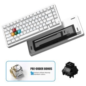 Womier SK75 TMR Wireless Magnetic Switch Aluminum Keyboard - Image 10