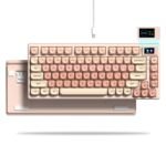 Womier SK80 Gasket Mounted 75% Mechanical Keyboard with Multimedia Display