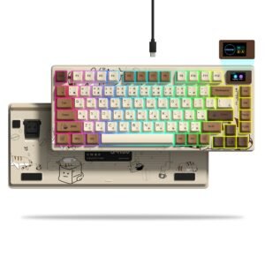 Womier SK80 Gasket Mounted 75% Mechanical Keyboard with Multimedia Display - Image 6
