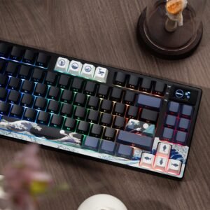 Womier SK80 Pro Themed 75% Wireless Mechanical Keyboard with Multimedia Display - Image 8