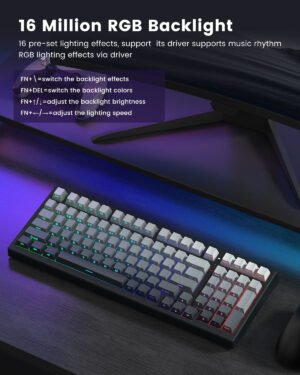 Womier X98 Wireless Mechanical Keyboard. RGB Gaming Keyboard - Image 8