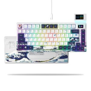Womier SK80 Gasket Mounted 75% Mechanical Keyboard with Multimedia Display - Image 3