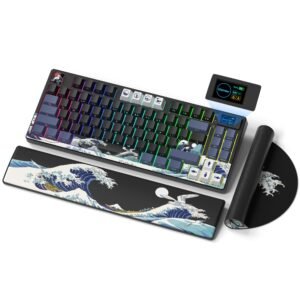 Womier SK80 Pro Themed 75% Wireless Mechanical Keyboard with Multimedia Display - Image 2