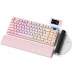 Womier SK80 Pro Themed 75% Wireless Mechanical Keyboard with Multimedia Display