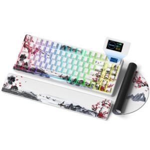 Womier SK80 Pro Themed 75% Wireless Mechanical Keyboard with Multimedia Display - Image 11