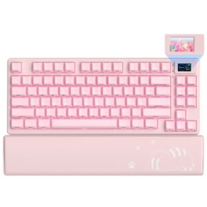Womier SK80 Pro Themed 75% Wireless Mechanical Keyboard with Multimedia Display - Image 4